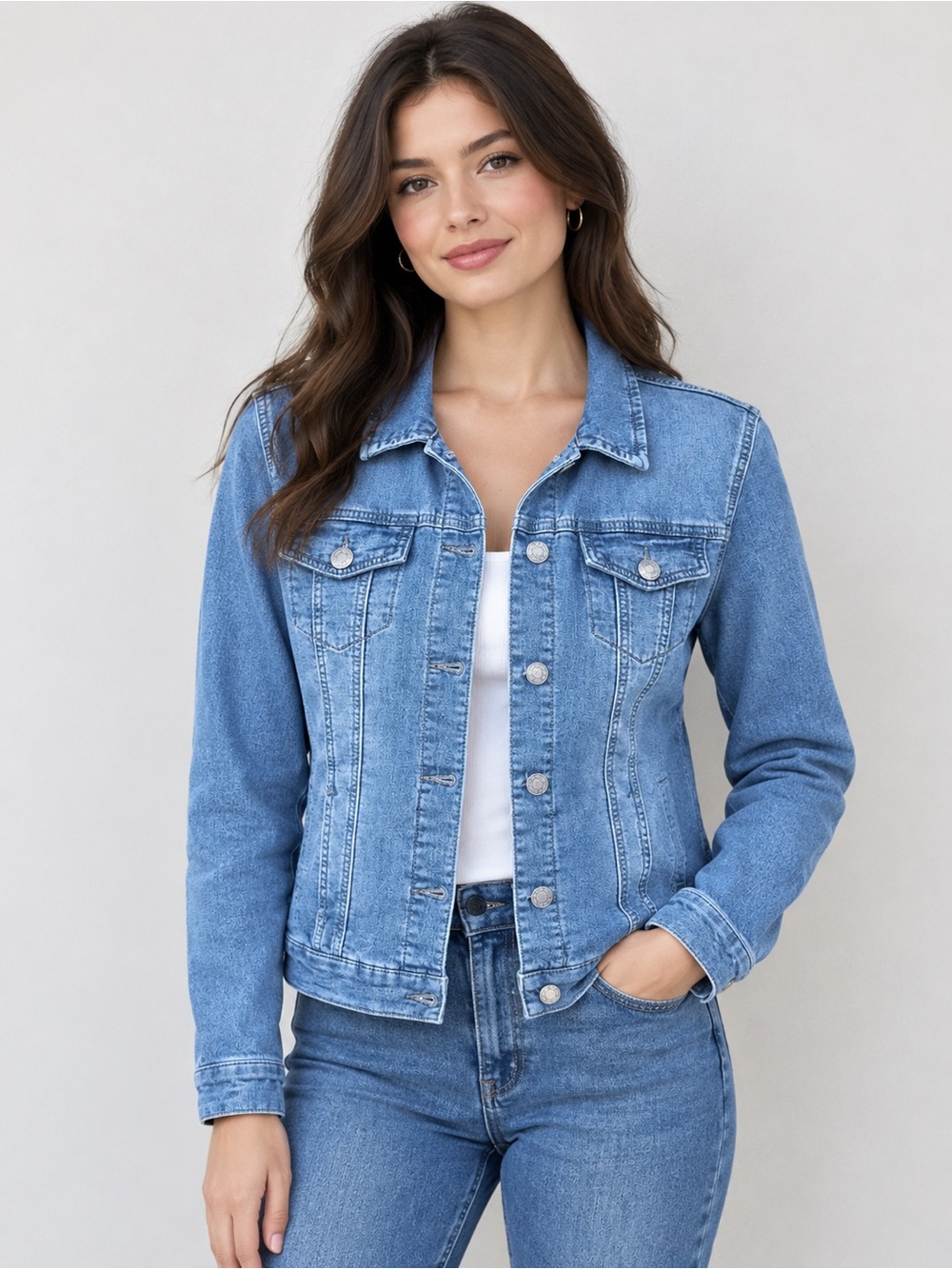 Buffalo David Bitton Light Blue Denim Jacket